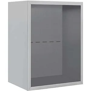 SALSBURY INDUSTRIES 3806S-ALM Surface Enclosure for Single Column 6 Door Gray | AH3RUT 33KX60