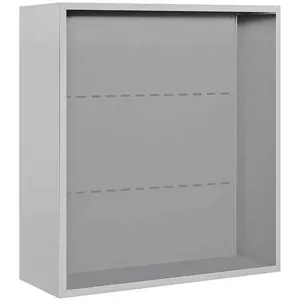 SALSBURY INDUSTRIES 3808D-ALM Surface Enclosure for Double Column 8 Door Gray | AH3RXF 33LA29