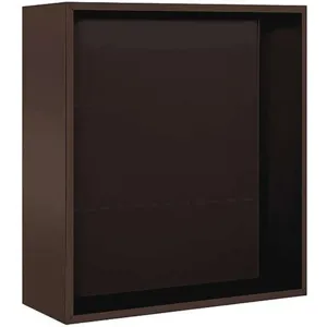 SALSBURY INDUSTRIES 3808D-BRZ Surface Enclosure for Double Column 8 Door Bronze | AH3RXG 33LA30