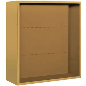 SALSBURY INDUSTRIES 3808D-GLD Surface Enclosure for Double Column 8 Door Gold | AH3RXH 33LA31