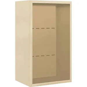 SALSBURY INDUSTRIES 3808S-SAN Surface Enclosure for Single Column 8 Door Beige | AH3RVF 33KY21