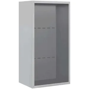 SALSBURY INDUSTRIES 3809S-ALM Surface Enclosure for Single Column 9 Door Gray | AH3RVG 33KY22