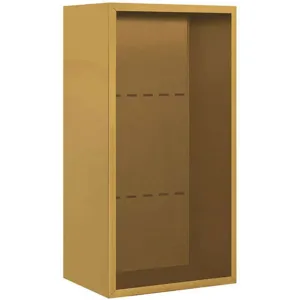 SALSBURY INDUSTRIES 3809S-GLD Surface Enclosure for Single Column 9 Door Gold | AH3RVJ 33KY24