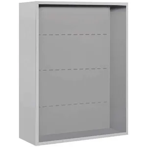 SALSBURY INDUSTRIES 3810D-ALM Surface Enclosure for Double Column 10 Door Gray | AH3RXP 33LA37