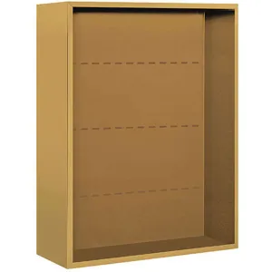 SALSBURY INDUSTRIES 3810D-GLD Surface Enclosure for Double Column 10 Door Gold | AH3RXR 33LA39