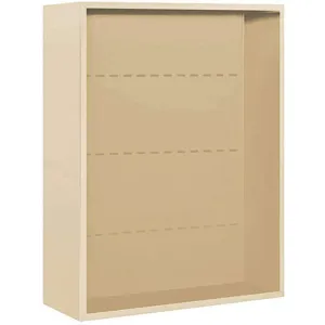 SALSBURY INDUSTRIES 3810D-SAN Surface Enclosure for Double Column 10 Door Beige | AH3RXT 33LA40