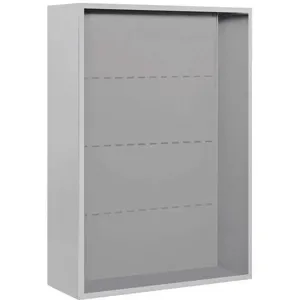 SALSBURY INDUSTRIES 3811D-ALM Surface Enclosure for Double Column 11 Door Gray | AH3RYC 33LC03