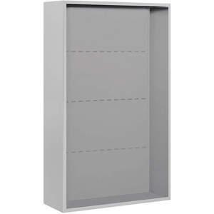 SALSBURY INDUSTRIES 3813D-ALM Surface Enclosure for Double Column 13 Door Gray | AH3RYL 33LC40