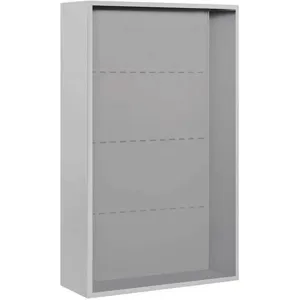 SALSBURY INDUSTRIES 3813D-ALM Surface Enclosure for Double Column 13 Door Gray | AH3RYL 33LC40