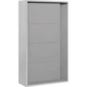 SALSBURY INDUSTRIES 3814D-ALM Surface Enclosure for Double Column 14 Door Gray | AH3RYQ 33LC44