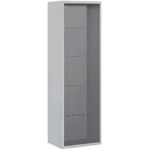 SALSBURY INDUSTRIES 3814S-ALM Surface Enclosure for Single Column 14 Door Gray | AH3RWX 33KZ72