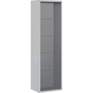 SALSBURY INDUSTRIES 3815S-ALM Surface Enclosure for Single Column 15 Door Gray | AH3RXU 33LA41