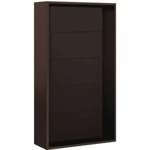 SALSBURY INDUSTRIES 3816D-BRZ Surface Enclosure for Double Column 16 Door Bronze | AH3RZK 33LD28