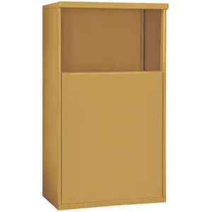 SALSBURY INDUSTRIES 3904D-GLD Free-Standing Enclosure for Double Column 4 Door Gold | AH3TBC 33LF65