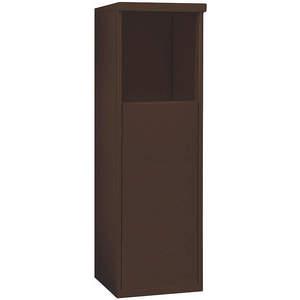 SALSBURY INDUSTRIES 3904S-BRZ Free-Standing Enclosure for Single Column 4 Door Bronze | AH3RYW 33LC49