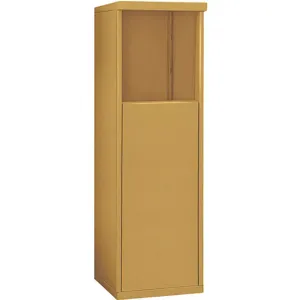 SALSBURY INDUSTRIES 3904S-GLD Free-Standing Enclosure for Single Column 4 Door Gold | AH3RYX 33LC50