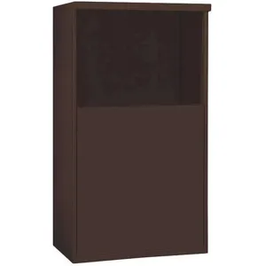 SALSBURY INDUSTRIES 3905D-BRZ Free-Standing Enclosure for Double Column 5 Door Bronze | AH3TBF 33LF68