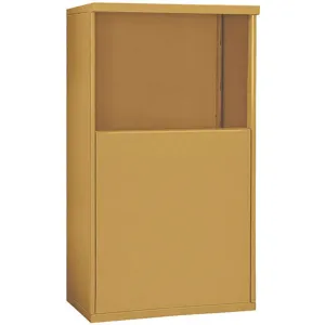 SALSBURY INDUSTRIES 3905D-GLD Free-Standing Enclosure for Double Column 5 Door Gold | AH3TBG 33LF69