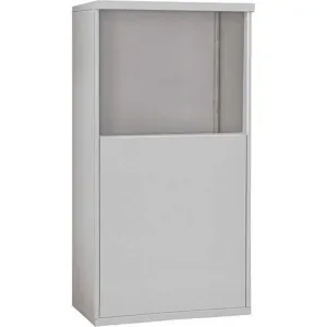 SALSBURY INDUSTRIES 3906D-ALM Free-Standing Enclosure for Double Column 6 Door Gray | AH3TBY 33LG47