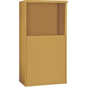 SALSBURY INDUSTRIES 3906D-GLD Free-Standing Enclosure for Double Column 6 Door Gold | AH3TCA 33LG49