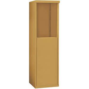 SALSBURY INDUSTRIES 3906S-GLD Free-Standing Enclosure for Single Column 6 Door Gold | AH3RZQ 33LD33