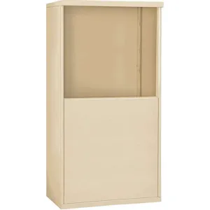 SALSBURY INDUSTRIES 3907D-SAN Free-Standing Enclosure for Double Column 7 Door Beige | AH3TCF 33LG54