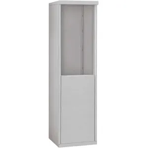 SALSBURY INDUSTRIES 3908S-ALM Free-Standing Enclosure for Single Column 8 Door Gray | AH3RZX 33LD67