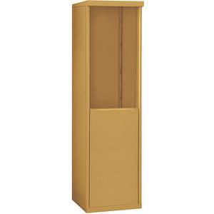 SALSBURY INDUSTRIES 3908S-GLD Free-Standing Enclosure for Single Column 8 Door Gold | AH3RZZ 33LD69