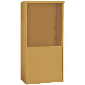 SALSBURY INDUSTRIES 3909D-GLD Free-Standing Enclosure for Double Column 9 Door Gold | AH3TCN 33LH13