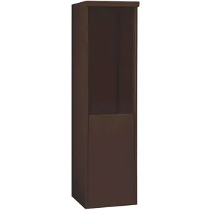 SALSBURY INDUSTRIES 3909S-BRZ Free-Standing Enclosure for Single Column 9 Door Bronze | AH3TAC 33LD72