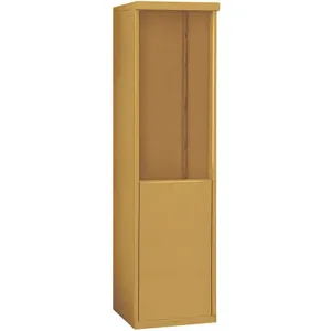 SALSBURY INDUSTRIES 3909S-GLD Free-Standing Enclosure for Single Column 9 Door Gold | AH3TAD 33LD73