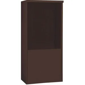 SALSBURY INDUSTRIES 3910D-BRZ Free-Standing Enclosure for Double Column 10 Door Bronze | AH3TCR 33LH16