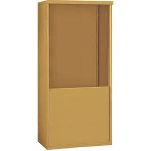 SALSBURY INDUSTRIES 3910D-GLD Free-Standing Enclosure for Double Column 10 Door Gold | AH3TCT 33LH17