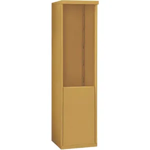 SALSBURY INDUSTRIES 3910S-GLD Free-Standing Enclosure for Single Column 10 Door Gold | AH3TAH 33LD77