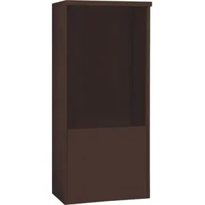 SALSBURY INDUSTRIES 3911D-BRZ Free-Standing Enclosure for Double Column 11 Door Bronze | AH3TCX 33LH79