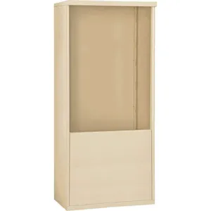 SALSBURY INDUSTRIES 3911D-SAN Free-Standing Enclosure for Double Column 11 Door Beige | AH3TCZ 33LH81