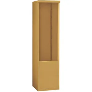 SALSBURY INDUSTRIES 3912S-GLD Free-Standing Enclosure for Single Column 12 Door Gold | AH3TAT 33LE64