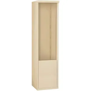 SALSBURY INDUSTRIES 3912S-SAN Free-Standing Enclosure for Single Column 12 Door Beige | AH3TAU 33LE65