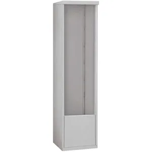 SALSBURY INDUSTRIES 3914S-ALM Free-Standing Enclosure for Single Column 14 Door Gray | AH3TBJ 33LF71