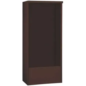 SALSBURY INDUSTRIES 3915D-BRZ Free-Standing Enclosure for Double Column 15 Door Bronze | AH3TDP 33LJ49