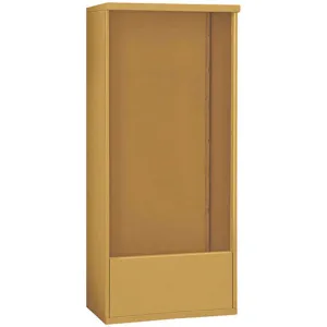 SALSBURY INDUSTRIES 3915D-GLD Free-Standing Enclosure for Double Column 15 Door Gold | AH3TDQ 33LJ50