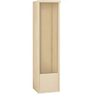 SALSBURY INDUSTRIES 3915S-SAN Free-Standing Enclosure for Single Column 15 Door Beige | AH3TBR 33LF78