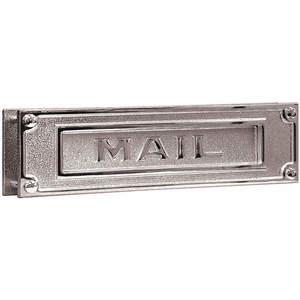 SALSBURY INDUSTRIES 4075C Mail Slot Brass Horizontal Chrome | AG3GHM 33KP69