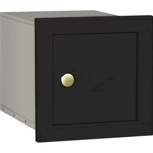 SALSBURY INDUSTRIES 4140P-BLK Column Mailbox Pain Powder Coated Black | AG3GJL 33KR19