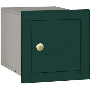 SALSBURY INDUSTRIES 4140P-GRN Column Mailbox Pain Powder Coated Green | AG3GJM 33KR20