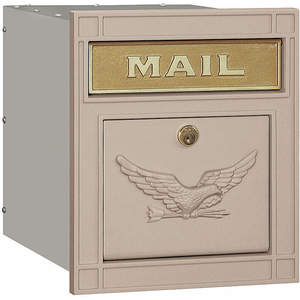 SALSBURY INDUSTRIES 4145E-BGE Column Mailbox Eagle Locking Pc Beige | AG3GMK 33KT03