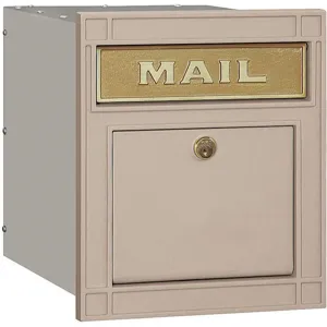 SALSBURY INDUSTRIES 4145P-BGE Column Mailbox Pail Locking Pc Beige | AG3GMP 33KT07