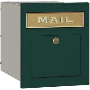 SALSBURY INDUSTRIES 4145P-GRN Column Mailbox Pail Locking Pc Green | AG3GMR 33KT09