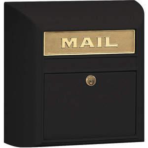 SALSBURY INDUSTRIES 4150P-BLK Moderner Briefkasten, schlichtes Schwarz | AG3GJQ 33KR27
