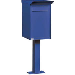 SALSBURY INDUSTRIES 4275BLU Pedestal Drop Box Regular Aluminium Blue | AG3JBM 33LD79